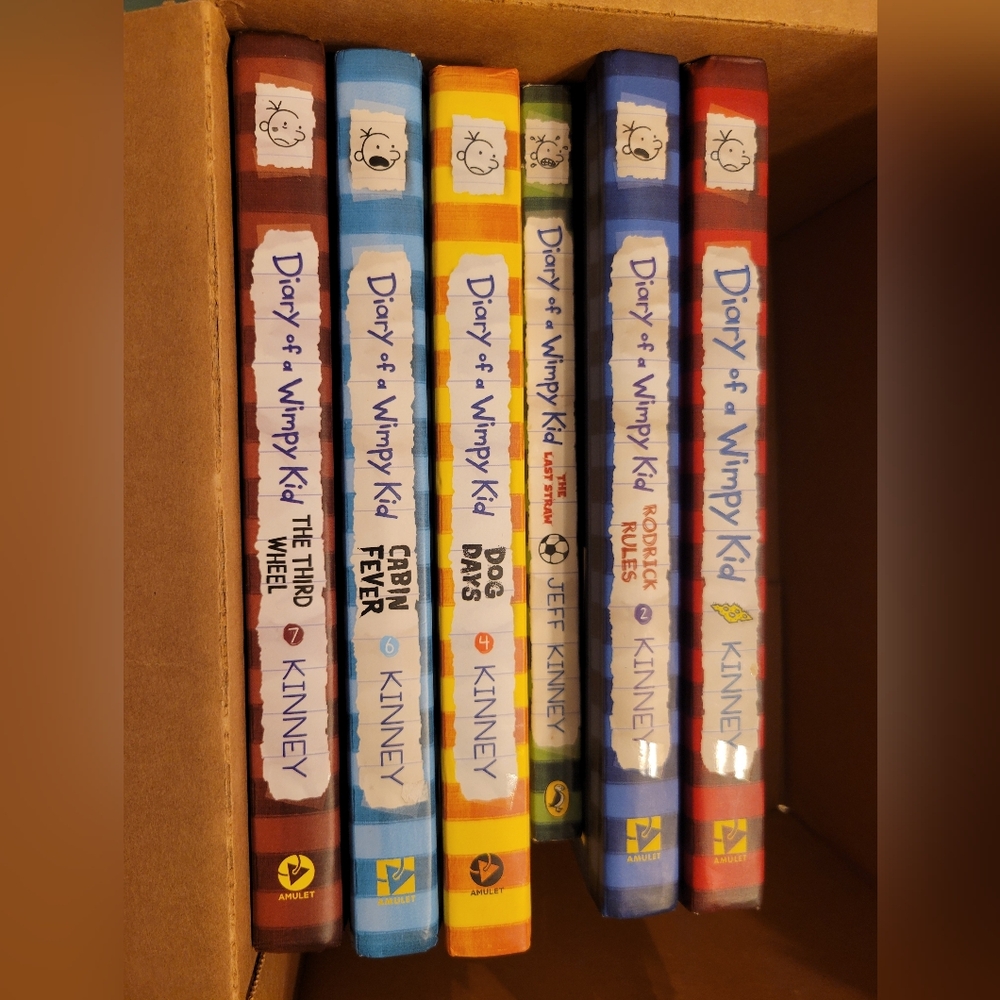 Diary of a Wimpy Kid Book Set 1, 2, 3, 4, 6,7